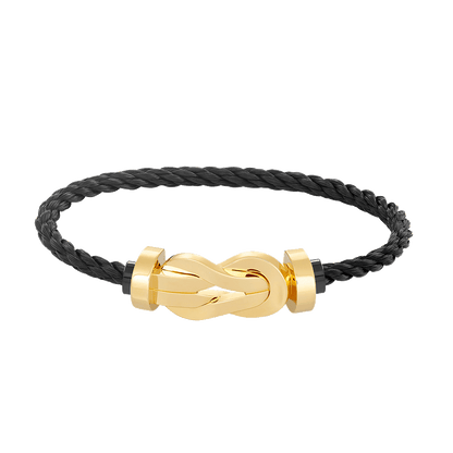 [OAKJURI Jewelry]CHANCE LARGE 8 FIGURE BUCKLE NO DIAMOND BRACELET GOLD