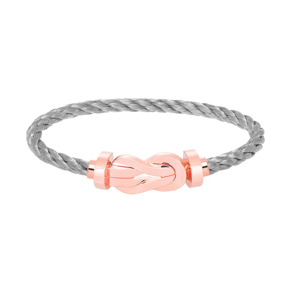[OAKJURI Jewelry]CHANCE LARGE 8 FIGURE BUCKLE NO DIAMOND BRACELET ROSE GOLD