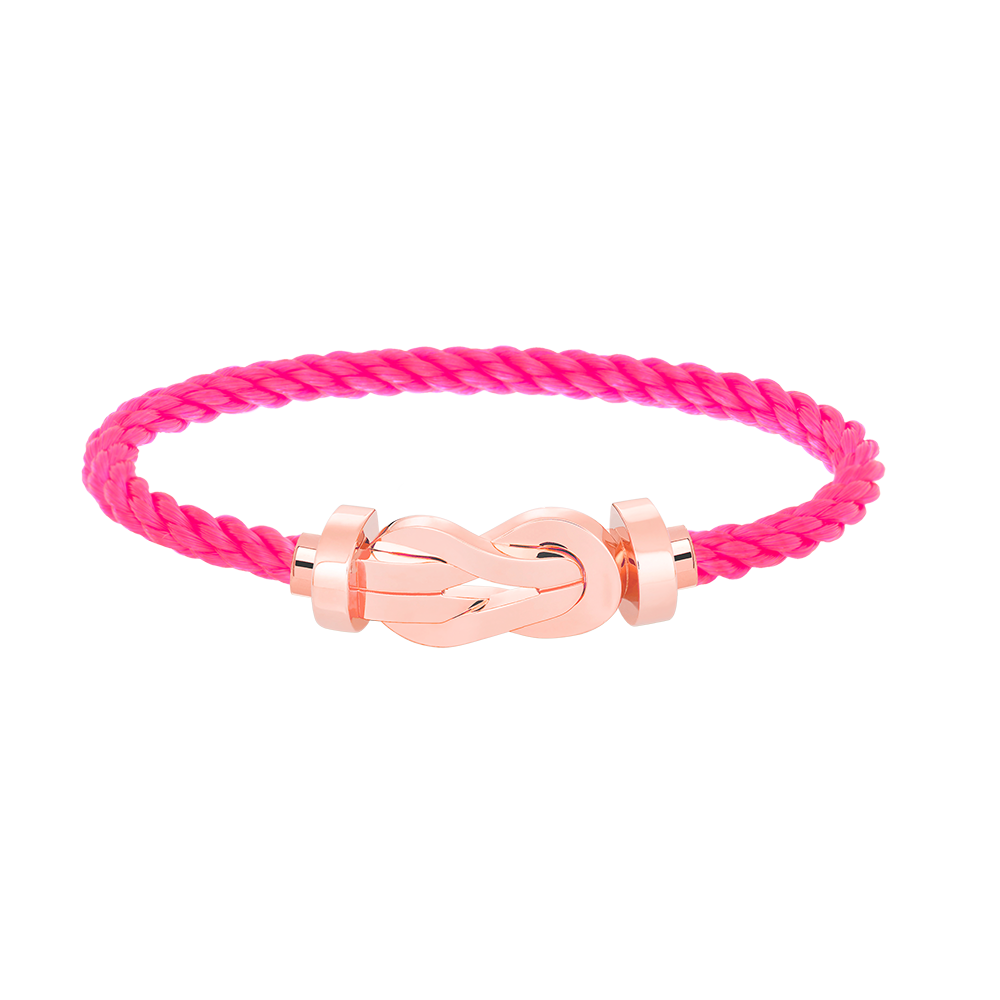 [OAKJURI Jewelry]CHANCE LARGE 8 FIGURE BUCKLE NO DIAMOND BRACELET ROSE GOLD