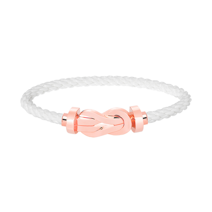 [OAKJURI Jewelry]CHANCE LARGE 8 FIGURE BUCKLE NO DIAMOND BRACELET ROSE GOLD