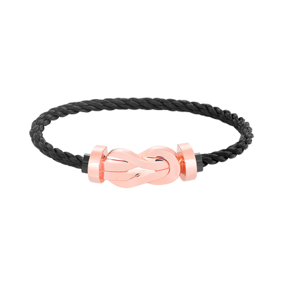 [OAKJURI Jewelry]CHANCE LARGE 8 FIGURE BUCKLE NO DIAMOND BRACELET ROSE GOLD