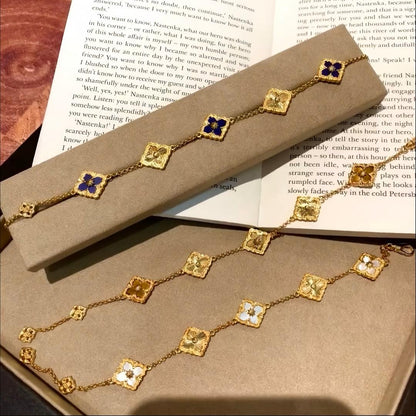 [OAKJURI Jewelry JEWELRY] OPERA 5 MOTIFS TULLE ENAMEL BRACELET