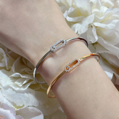 [OAKJURI Jewelry]Move Uno pavé flex bangle medium