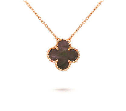 [OAKJURI Jewelry]CLOVER 15MM SINGLE FLOWER NECKLACE COLLECTION