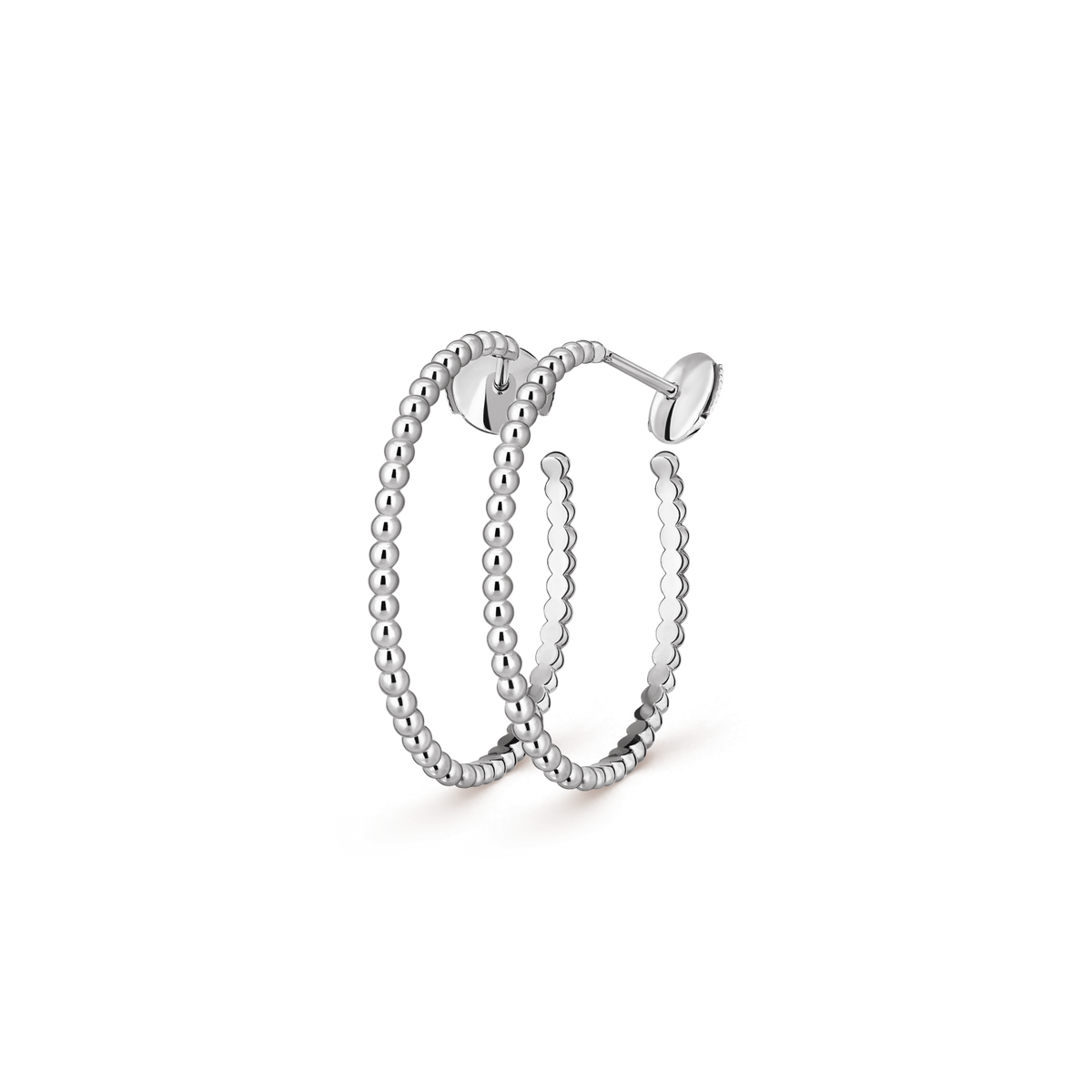 [OAKJURI Jewelry] SMOOTH BEAD STUD EARRINGS