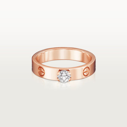 [OAKJURI Jewelry] LOVE RING 3.6MM 1 BIG DIAMOND