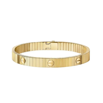 [OAKJURI Jewelry]Clover Lucky Spring & Love & Juste Garden 3-Piece  Bracelet Stack Set
