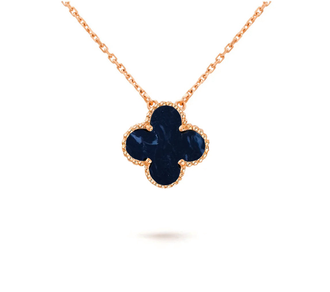 [OAKJURI Jewelry]CLOVER 15MM SINGLE FLOWER NECKLACE COLLECTION