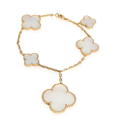 [OAKJURI Jewelry]MAGIC CLOVER MOP GOLD BRACELET 5 MOTIFS