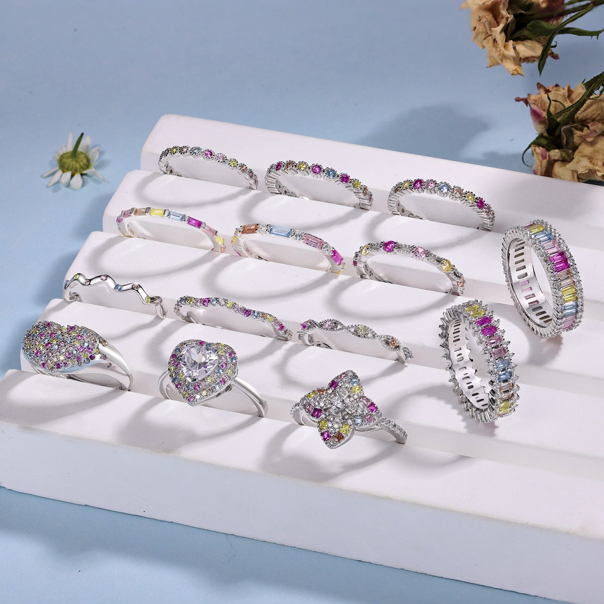 [Lumi Jewellery]Dazzling Resplendent Round Cut Party Ring