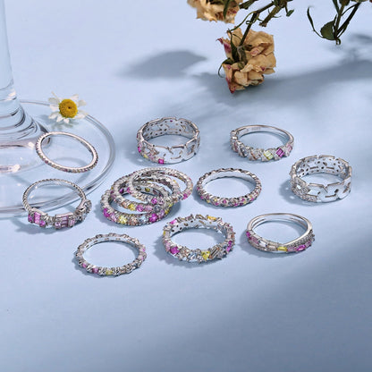 [Lumi Jewellery]Energetic Elegant Radiant Cut Party Ring