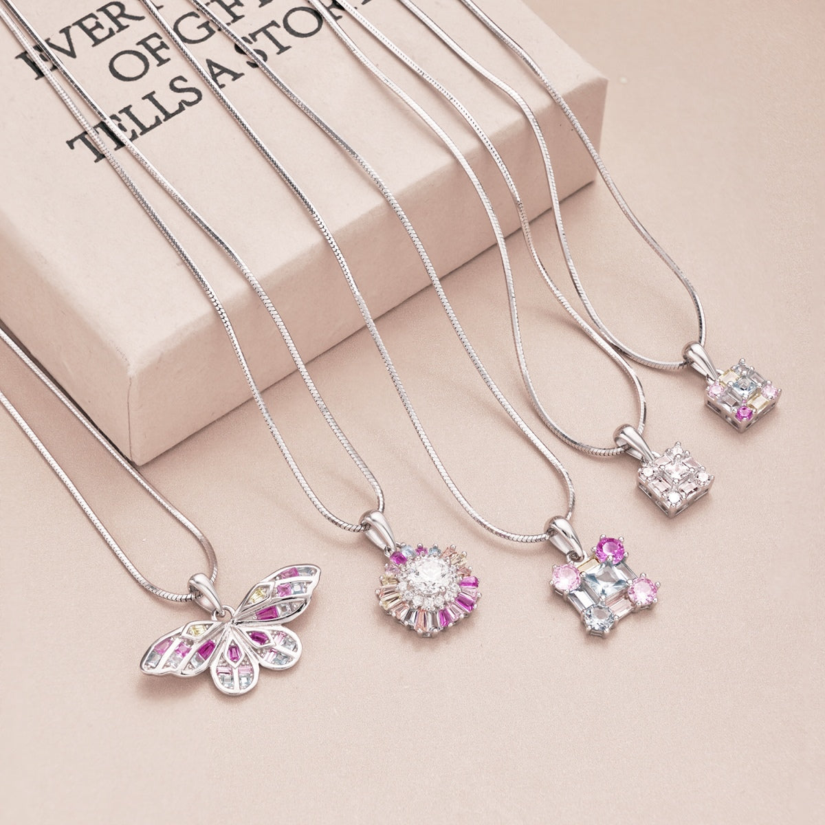 [Lumi Jewellery]Charming Flower Colorful Necklace