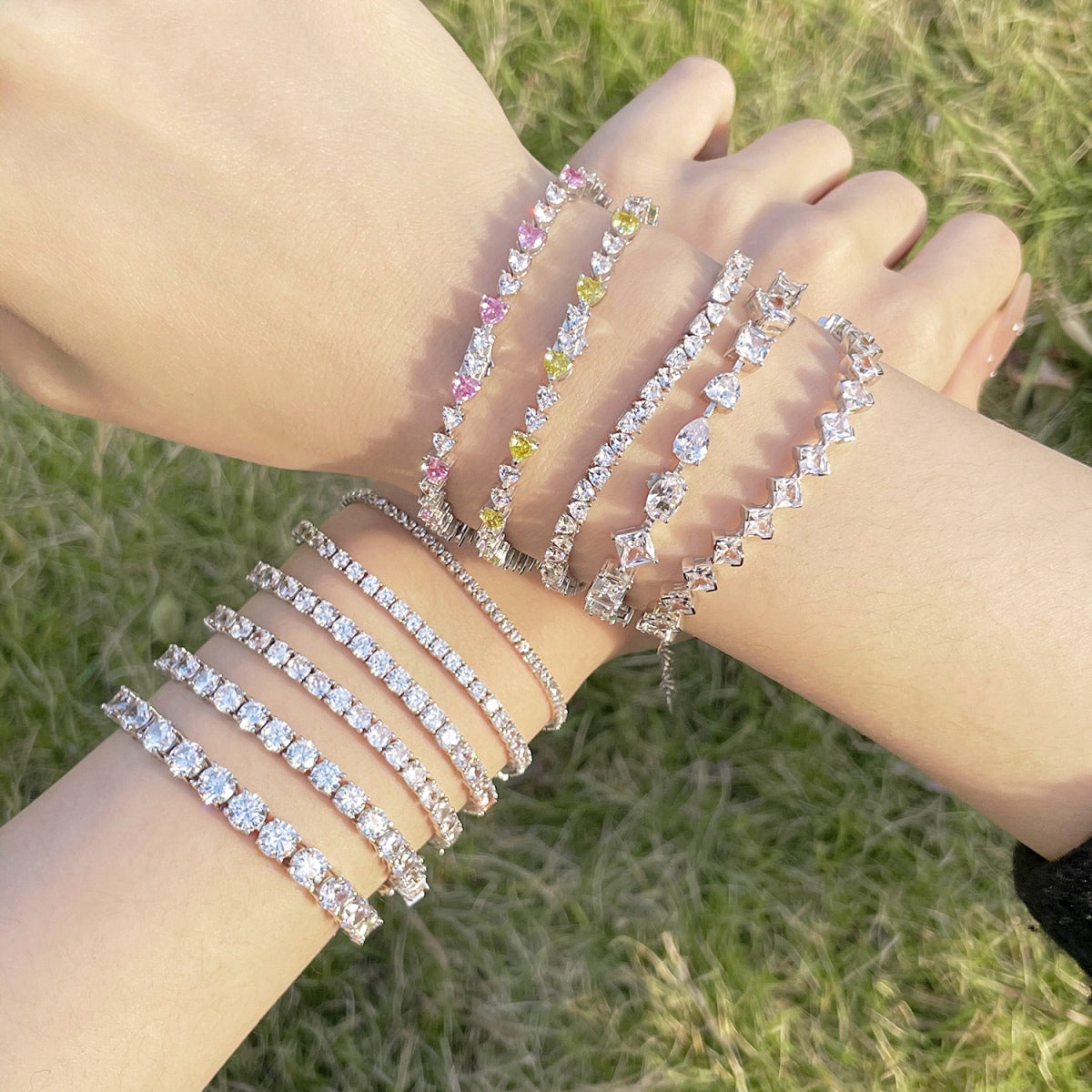 [Lumi Jewellery]Unique Exquisite Multi Cut Daily Bracelet