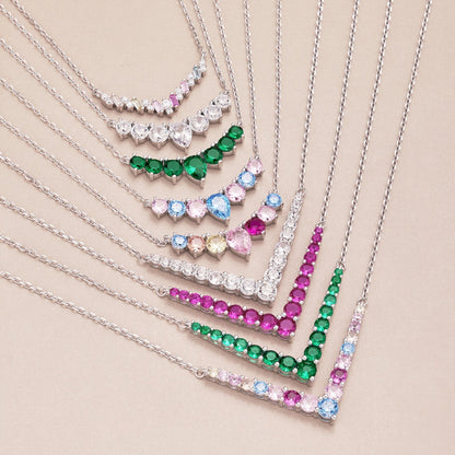 [Lumi Jewellery]Dazzling Rainbow Necklace