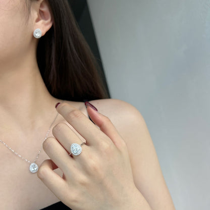 [Lumi Jewellery]Delicate Gorgeous Pear Cut Daily Earrings