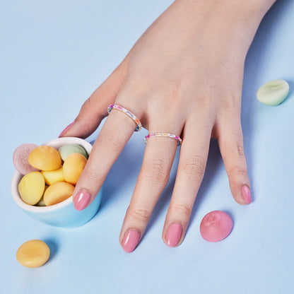 [Lumi Jewellery]Lively In Shades Elegant Radiant Cut Daily Ring