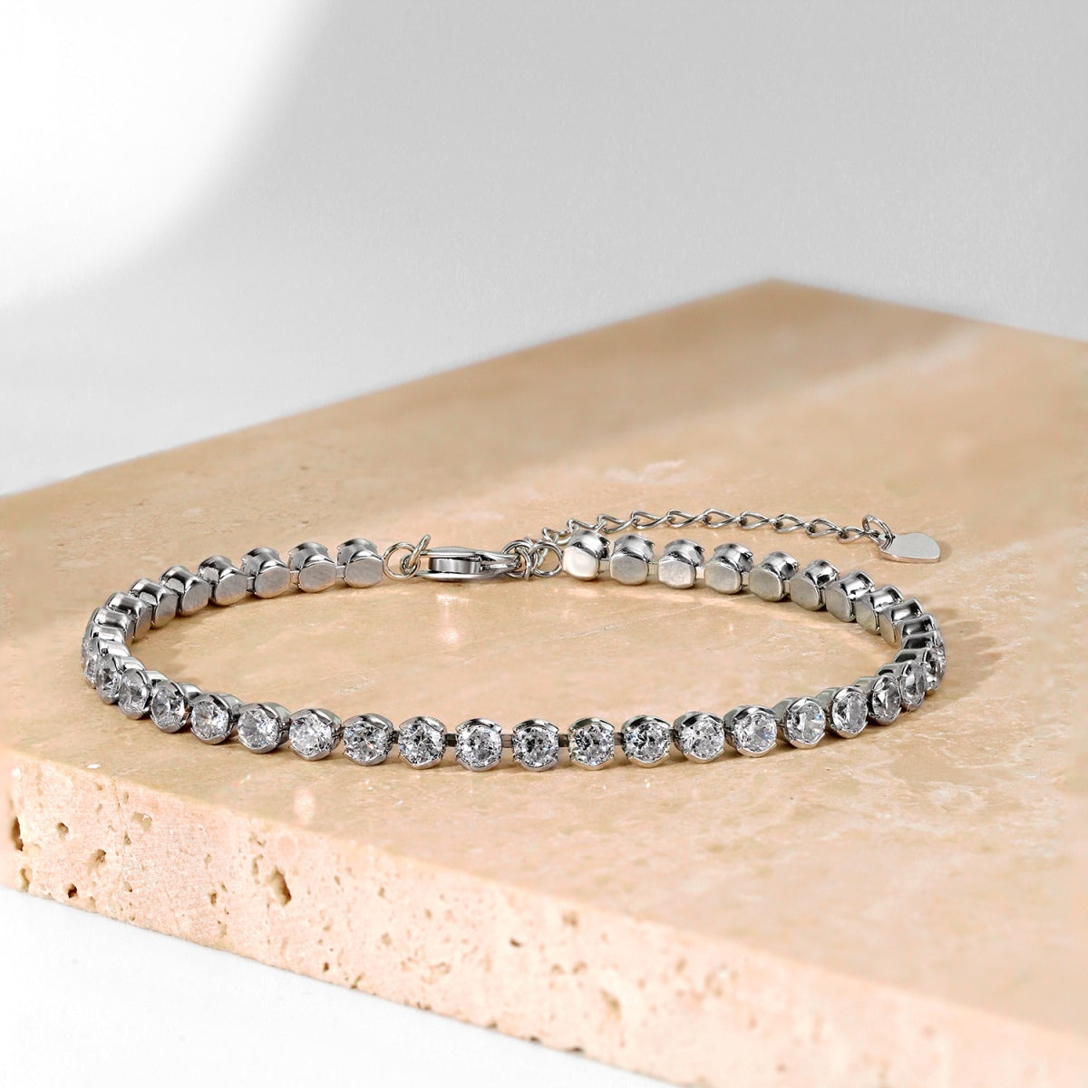 [Lumi Jewellery]Dazzling Sparkling Round Cut Daily Bracelet