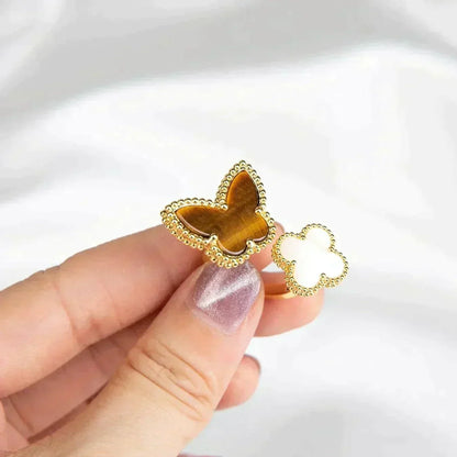 [OAKJURI Jewelry]LUCKY BETWEEN THE FINGER RING