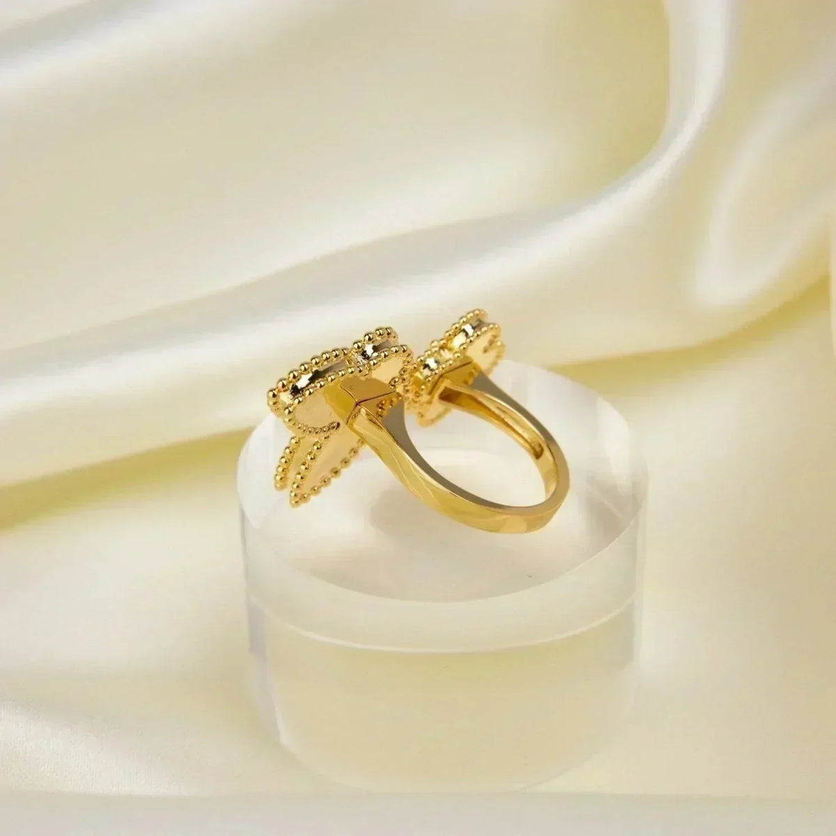 [OAKJURI Jewelry]LUCKY BETWEEN THE FINGER RING