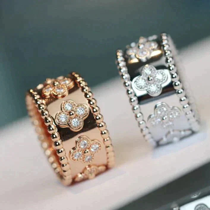 [OAKJURI Jewelry]CLOVER KALEIDOSCOPE RING 10MM