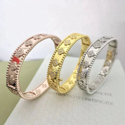[OAKJURI Jewelry]CLOVER BRACELET 8MM DIAMONDS