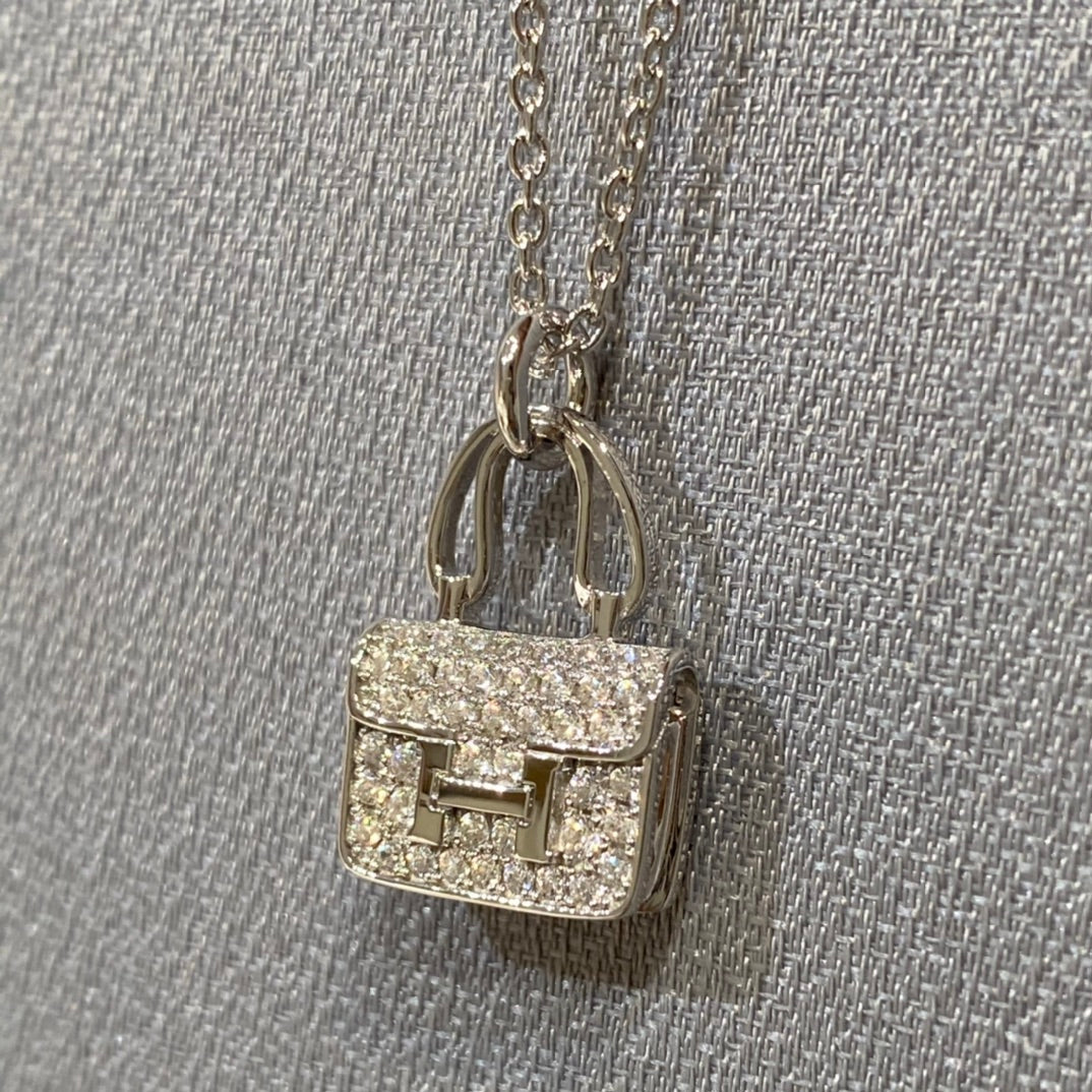 [OAKJURI Jewelry]CONSTANCE PEDANT DIAMOND NECKLACE