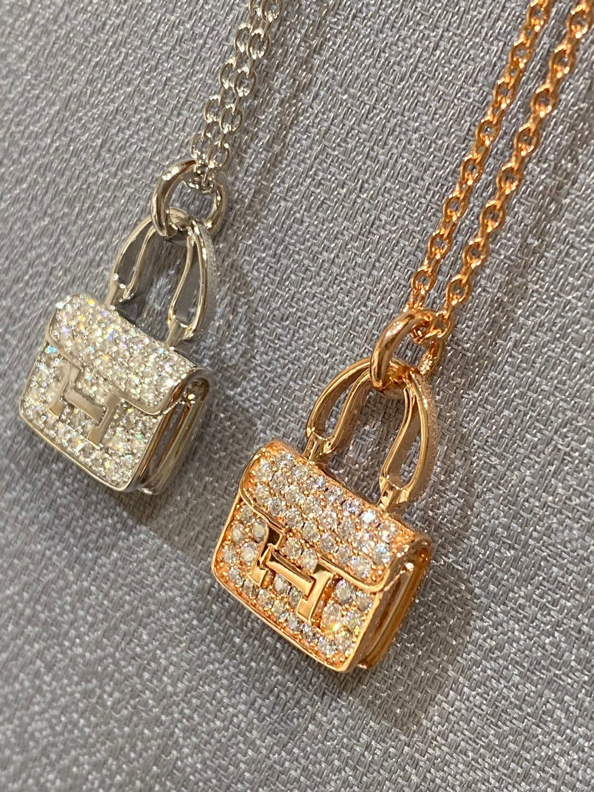 [OAKJURI Jewelry]CONSTANCE PEDANT DIAMOND NECKLACE