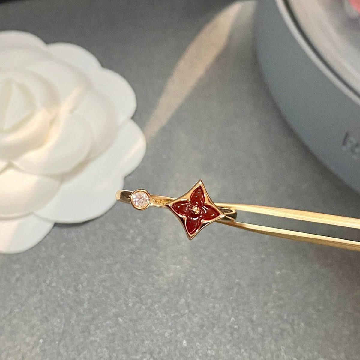 [OAKJURI Jewelry]STAR 1 DIAMOND OPEN RING