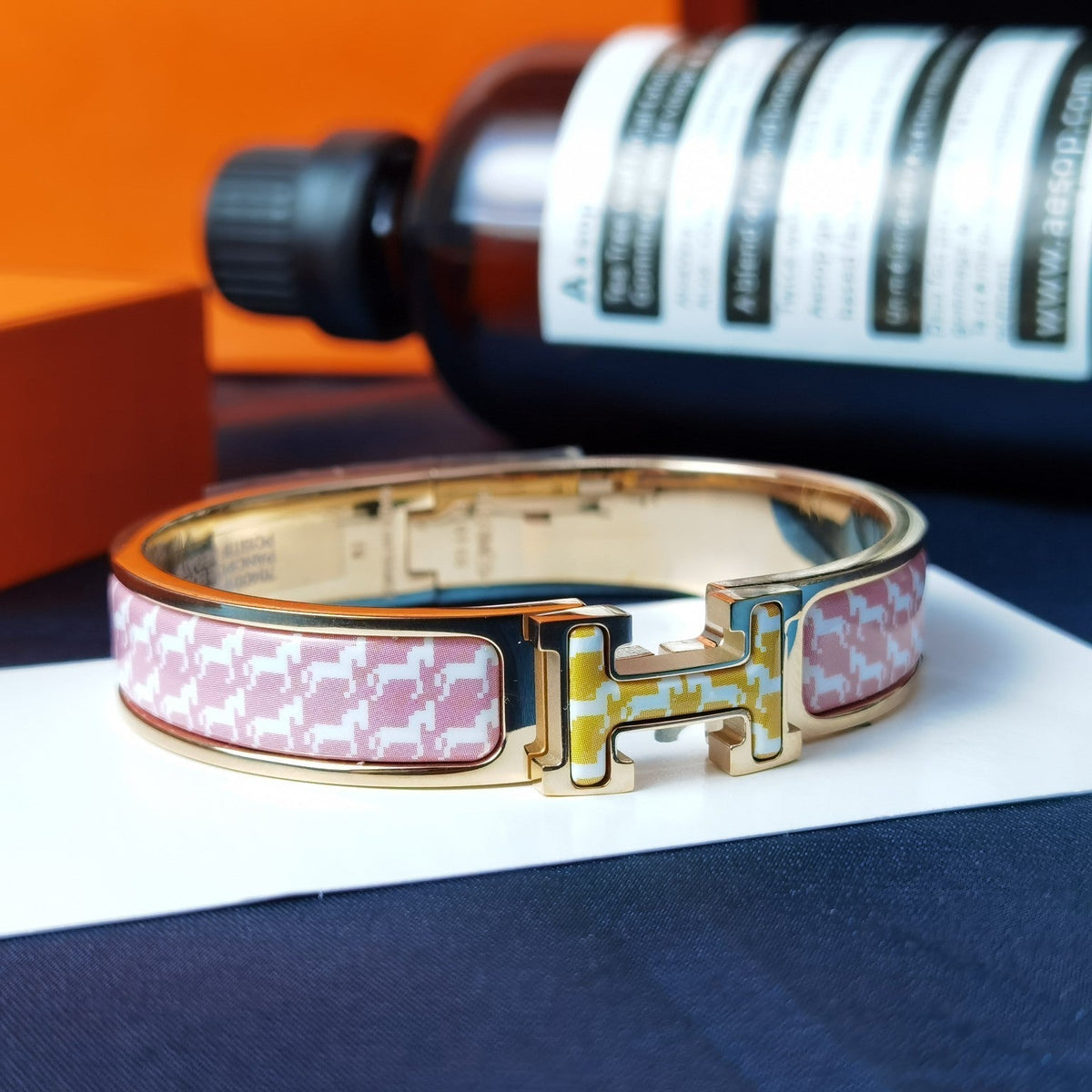 [OAKJURI Jewelry]H HORSE BRACELET 12MM