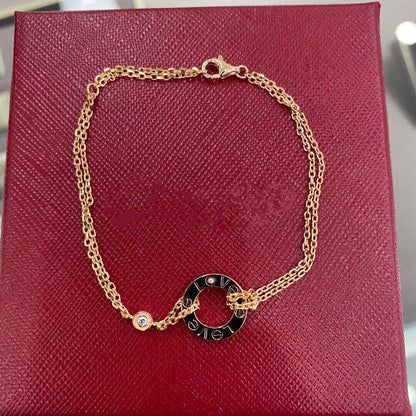 [OAKJURI Jewelry] LOVE BRACELET 2 DIAMOND