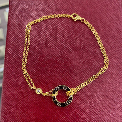 [OAKJURI Jewelry] LOVE BRACELET 2 DIAMOND