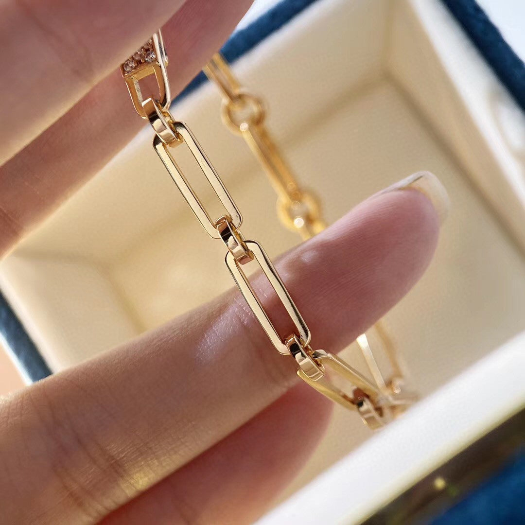 [OAKJURI Jewelry]CHAINE BRACELET SMALL MODEL DIAMOND