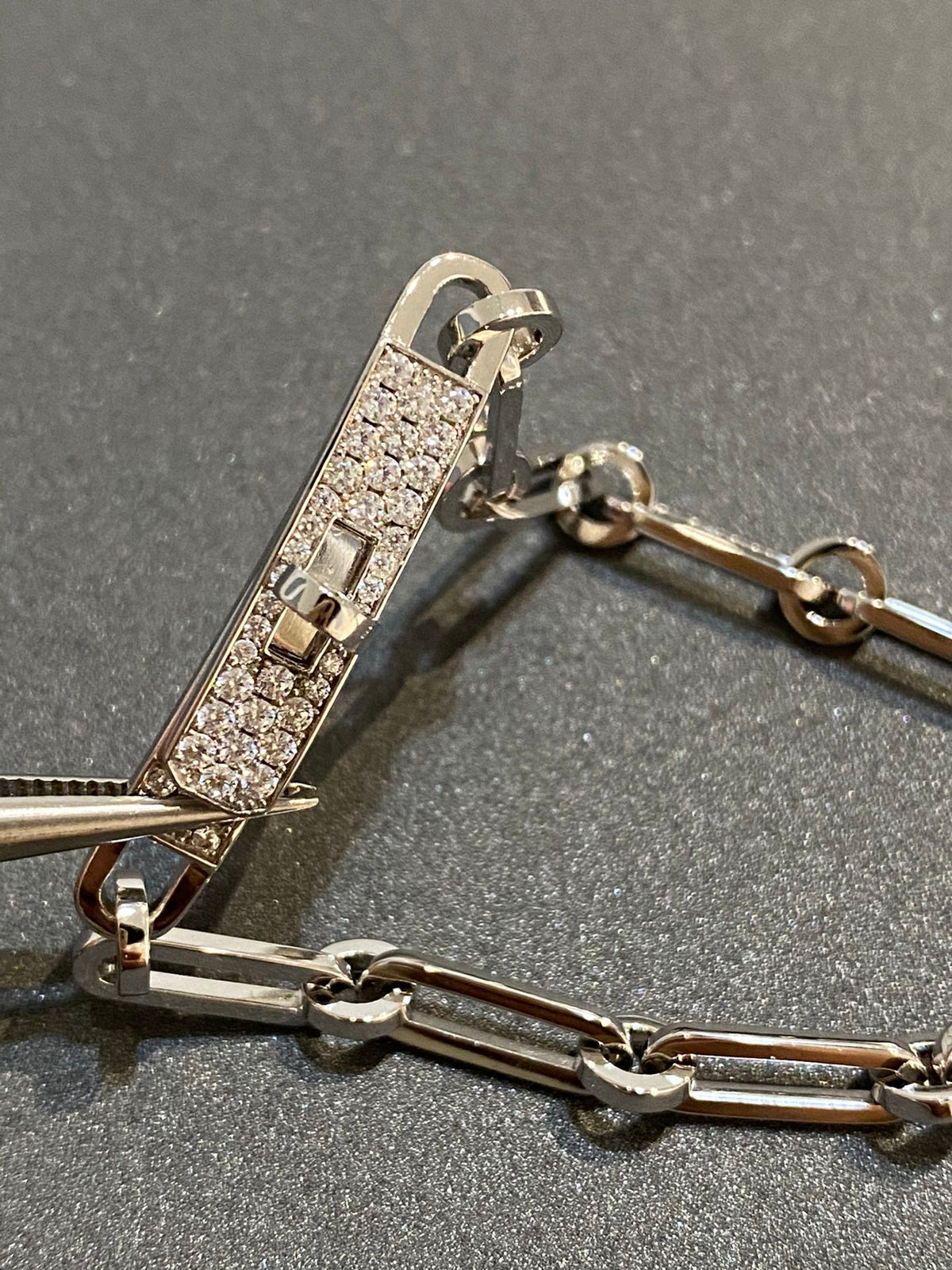 [OAKJURI Jewelry]CHAINE BRACELET SMALL MODEL DIAMOND