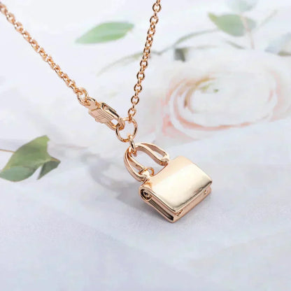 [OAKJURI Jewelry]AMULETTE PEDANT ROSE GOLD NECKLACE