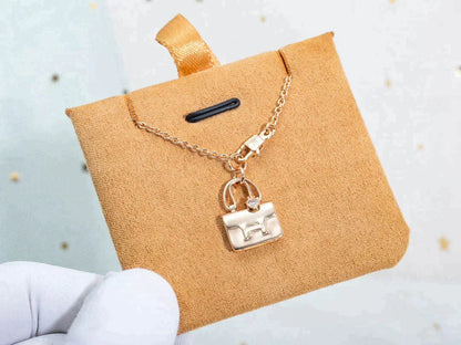 [OAKJURI Jewelry]AMULETTE PEDANT ROSE GOLD NECKLACE