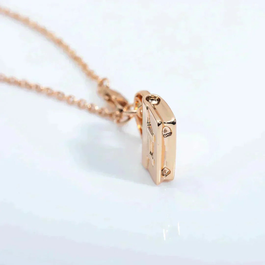 [OAKJURI Jewelry]AMULETTE PEDANT ROSE GOLD NECKLACE