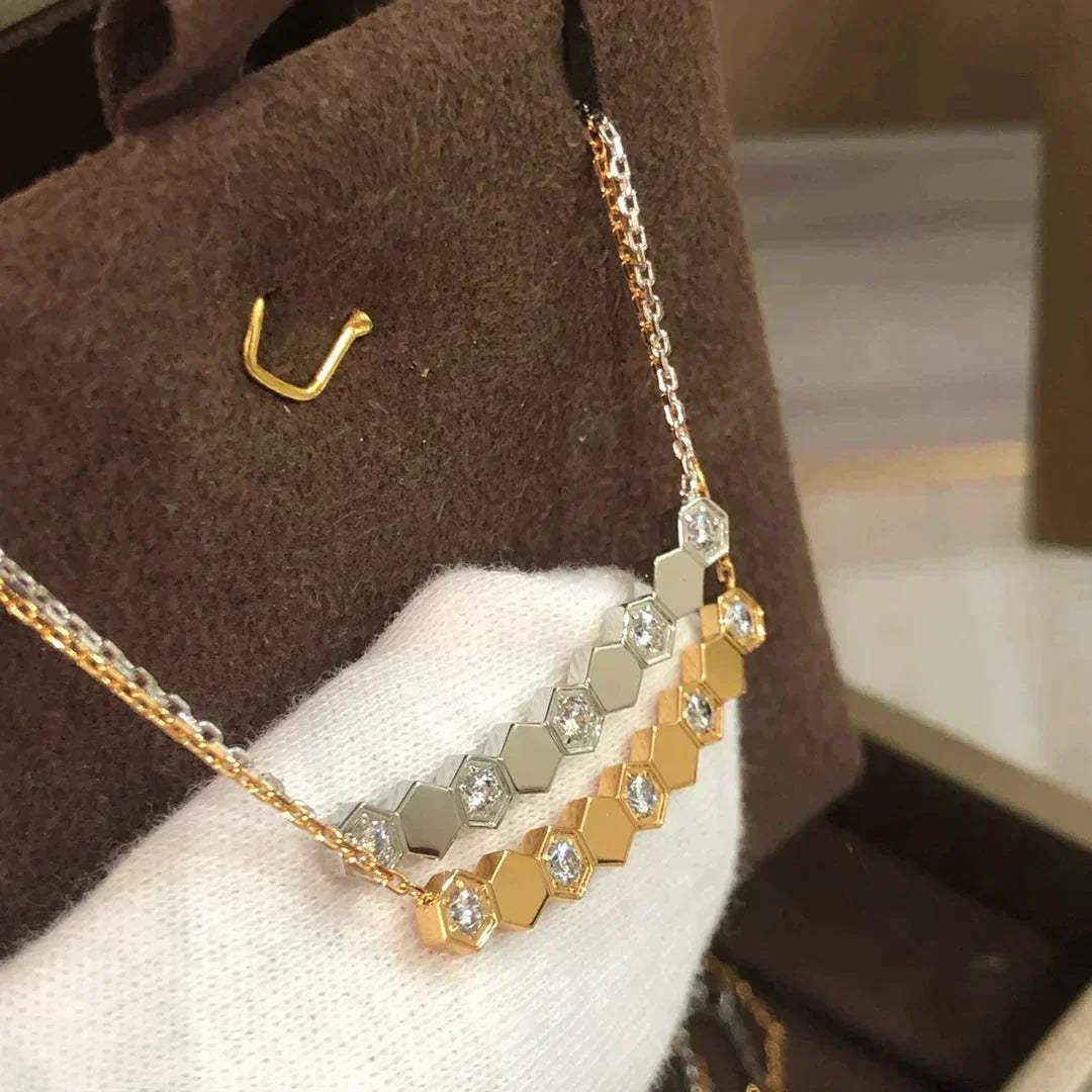 [OAKJURI Jewelry]BEE LOVE NECKLACE DIAMOND