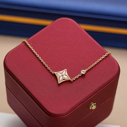 [OAKJURI Jewelry]STAR 1 DIAMOND PINK GOLD BRACELET