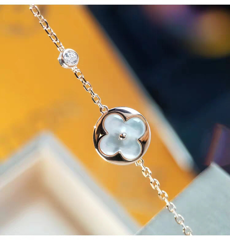 [OAKJURI Jewelry]SUN MOP GOLD 1 DIAMOND NECKLACE