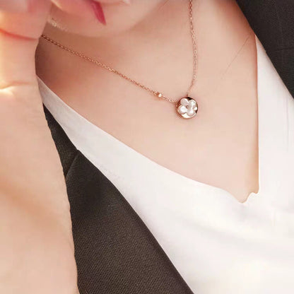 [OAKJURI Jewelry]SUN MOP GOLD 1 DIAMOND NECKLACE