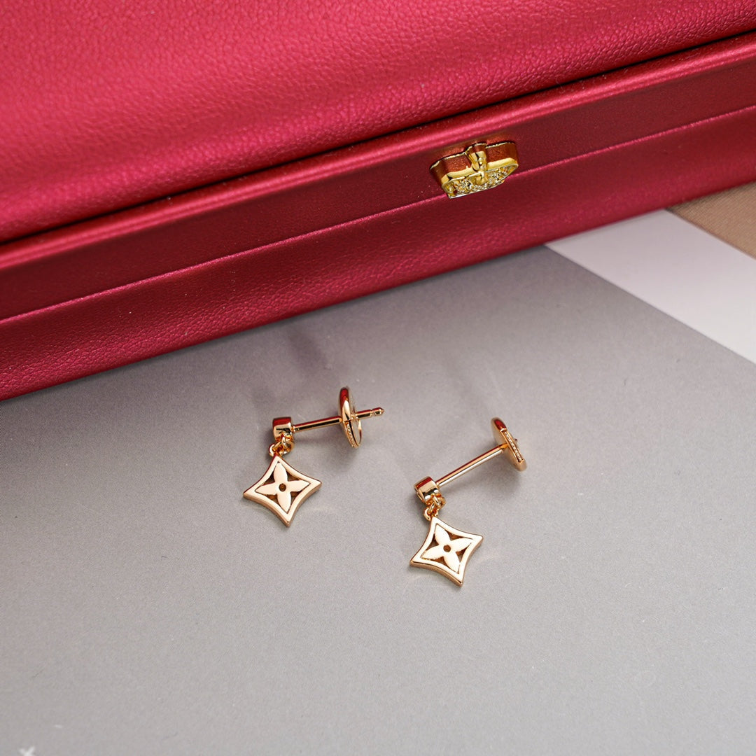 [OAKJURI Jewelry]STAR EARRINGS GOLD