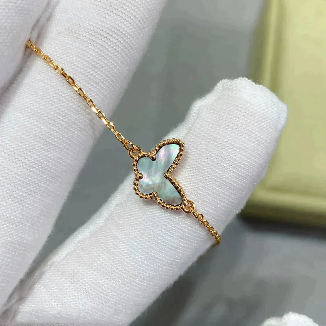 [OAKJURI Jewelry]BUTTERFLY DARK MOP BUTTERFLY BRACELET