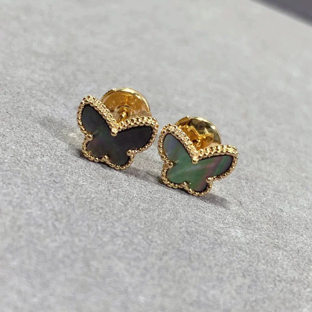 [OAKJURI Jewelry]BUTTERFLY DARK MOP  EARRINGS
