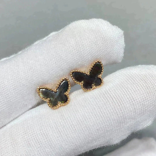 [OAKJURI Jewelry]BUTTERFLY DARK MOP  EARRINGS
