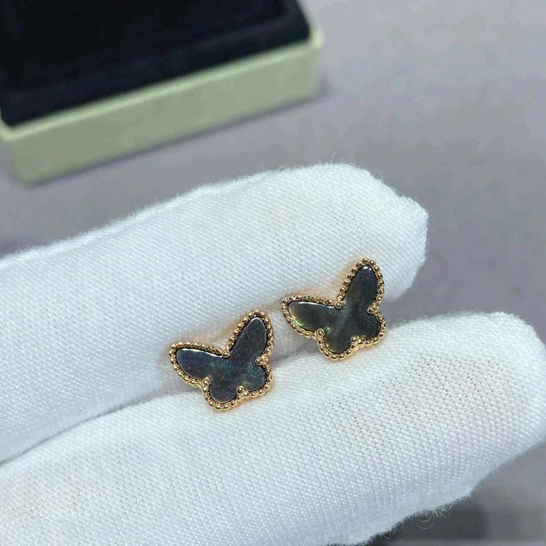 [OAKJURI Jewelry]BUTTERFLY DARK MOP  EARRINGS
