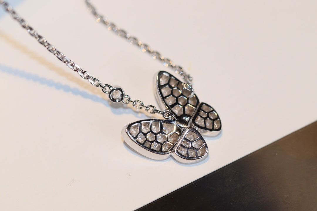 [OAKJURI Jewelry]BUTTERFLY DIAMOND NECKLACE