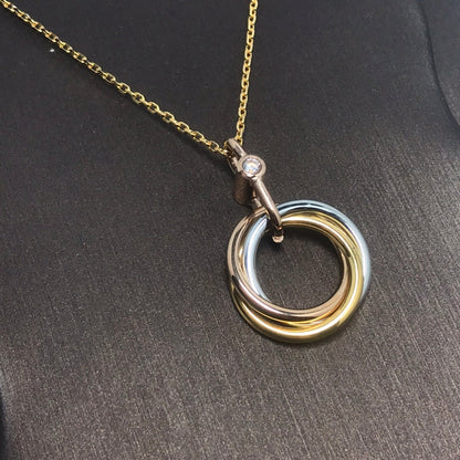 [OAKJURI Jewelry] TRINITY  NECKLACE 1 DIAMOND