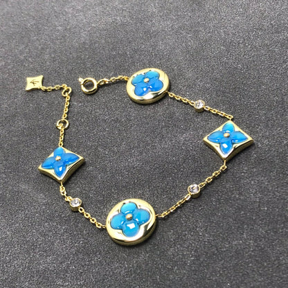 [OAKJURI Jewelry]STAR AND SUN TURQUOISE 4 MOTIFS 3 DIAMONDS