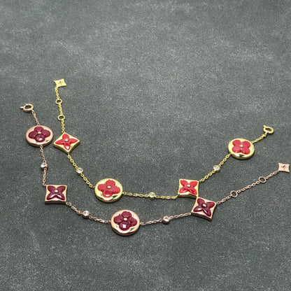 [OAKJURI Jewelry]STAR AND SUN CARNELIAN 4 MOTIFS 3 DIAMONDS