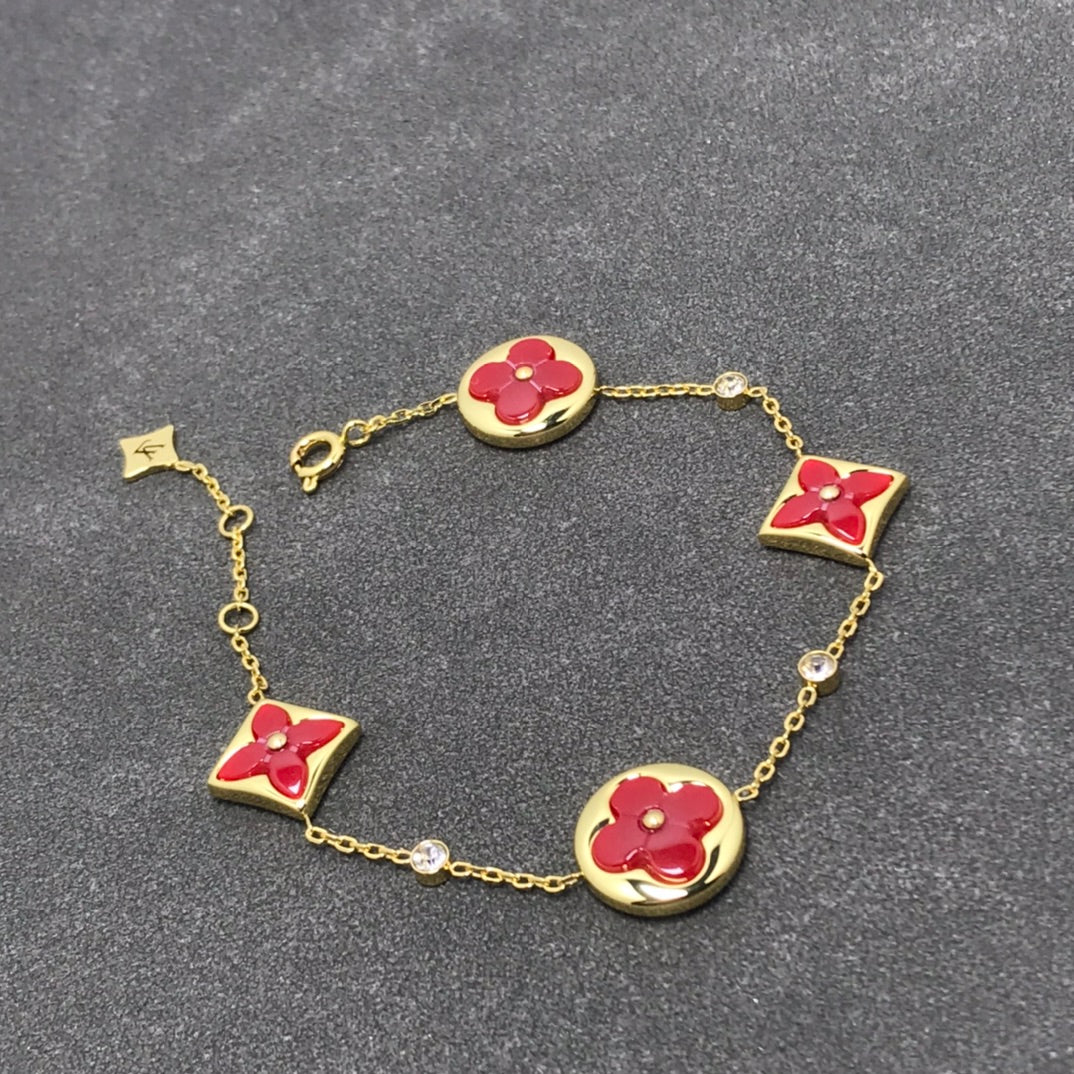 [OAKJURI Jewelry]STAR AND SUN CARNELIAN 4 MOTIFS 3 DIAMONDS